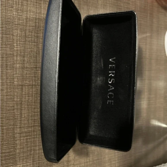 Versace Black and Gold Eyeglass Case - Picture 2 of 7